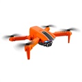 Mini Taitettava Lennokki 4K-Kameralla & Kaukosäätimellä S65 - Oranssi