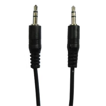 MiniJack AUX-kaapeli - 1.5m - Musta