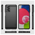 Samsung Galaxy A23 Mofi TPU Suojakuori - Hiilikuitu - Musta