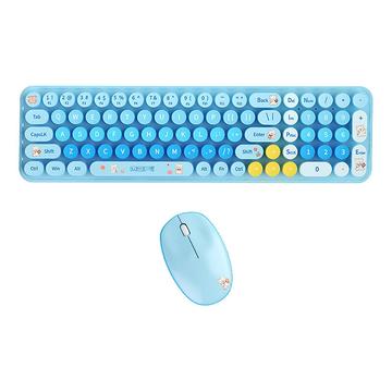 Mofii Baby Bear langaton näppäimistö- ja hiirisetti - QWERTY - sininen