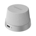 Momax 1-Vibe Go BS6 magneettinen mini-Bluetooth-kaiutin ja puhelinteline - hopea