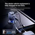 Momax 60W autolaturi sisäänvedettävällä USB-C-kaapelilla - tummanharmaa