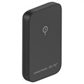 Momax IP97 Q.MAG Magneettinen Langaton Virtapankki - 5000mAh - Tumman Harmaa
