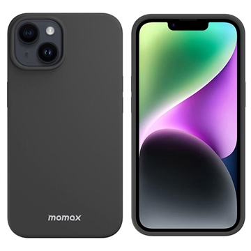 Momax Silicone 2.0 iPhone 14 Hybridikotelo - Musta