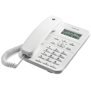 Motorola CT202 -johdollinen lankapuhelin, jossa on handsfree-kaiutin - Valkoinen