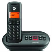 Motorola E211 DECT-langaton puhelin digitaalisella puhelinvastaajalla - musta