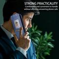 Motorola Edge (2025) Pystysuuntainen läppäkotelo jalustalla - tummansininen