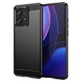 Motorola Edge 40 Neo Harjattu TPU Suojakuori - Hiilikuitu