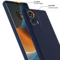 Motorola Edge 50 Fusion Nestemäinen Silikoni Suojakuori - MagSafe-yhteensopiva - Tummansininen