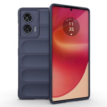 Motorola Edge 50 Fusion Rugged TPU Suojakuori - Tummansininen