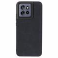 Motorola Edge 50 Neo Päällystetty Hybridikotelo - Musta