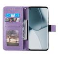 Motorola Edge 50 Neo Mandala Series Lompakkokotelo - Violetti