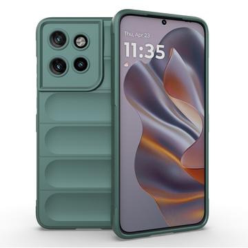 Motorola Edge 50 Neo Rugged TPU Suojakuori - Vihreä