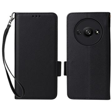 Motorola Edge 50 Ultra/Moto X50 Ultra Lompakkokotelo Magneettisella Sulkijalla - musta