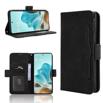 Motorola Edge 60/60 Fusion -kortinhaltijan lompakkokotelo - musta
