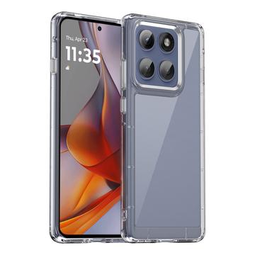 Motorola Edge 60 Pro Anti-Shock Hybridikotelo - Läpinäkyvä