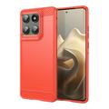 Motorola Edge 60 Pro/Edge (2025) Harjattu TPU Suojakuori - Hiilikuitu
