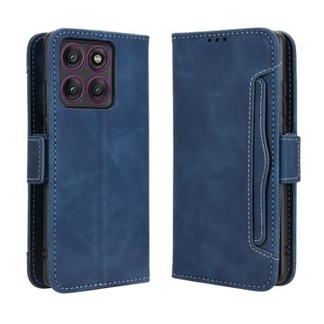 Motorola Edge 60 Pro -kortinhaltijan lompakkokotelo - sininen