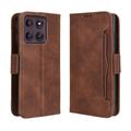 Motorola Edge 60 Pro -kortinhaltijan lompakkokotelo - ruskea