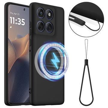 Motorola Edge 60 Pro Nestemäinen Silikoni Suojakuori - MagSafe-yhteensopiva