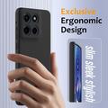 Motorola Edge 60 Stylus Nestemäinen Silikoni Suojakuori - MagSafe-yhteensopiva - Musta