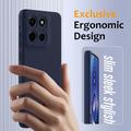 Motorola Edge 60 Stylus Nestemäinen Silikoni Suojakuori - MagSafe-yhteensopiva - Tummansininen