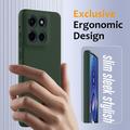 Motorola Edge 60 Stylus Nestemäinen Silikoni Suojakuori - MagSafe-yhteensopiva - Tummanvihreä