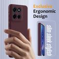 Motorola Edge 60 Stylus Nestemäinen Silikoni Suojakuori - MagSafe-yhteensopiva - Viininpunainen