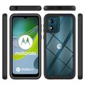 Motorola Moto E13 360 Suojaussarja Kotelo - Musta / Selkeä
