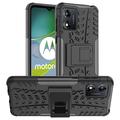 Motorola Moto E13 Liukumaton Hybridikotelo Jalustalla - Musta