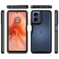 Motorola Moto E14/G24/G04/G04s 360 Suojaussarja Kotelo - Sininen / Selkeä