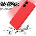 Motorola Moto E14 Nestemäinen Silikoni Suojakuori