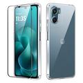 Motorola Moto G06 Saii 2-1:ssä TPU Suojakuori & suojalasi - 9H