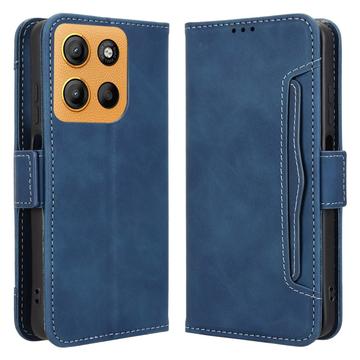 Motorola Moto G15/G15 Power Korttilompakkokotelo - Sininen