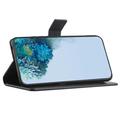 Motorola Moto G15/G15 Power Style Series Lompakkokotelo - Sininen Perhoset