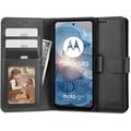 Motorola Moto G24/G24 Power/G04 Tech-Protect lompakkokotelo magneetilla ja jalustalla - Musta