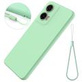 Motorola Moto G35 Nestemäinen Silikoni Suojakuori - Vihreä