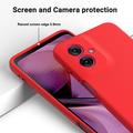 Motorola Moto G55 Nestemäinen Silikoni Suojakuori
