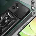 Motorola Moto G55 Pyörivä Rengashybridikotelo Kamerasuojalla - Sininen