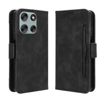 Motorola Moto G56 -kortinhaltijan lompakkokotelo - musta