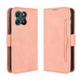 Motorola Moto G67 Power/G57 Power/G57 -kortinhaltijan lompakkokotelo - vaaleanpunainen