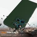 Motorola Moto G75 Nestemäinen Silikoni Suojakuori - MagSafe-yhteensopiva - Tummanvihreä