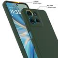 Motorola Moto G75 Nestemäinen Silikoni Suojakuori - MagSafe-yhteensopiva - Tummanvihreä