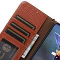Motorola Moto G75 Lompakkomallinen Nahkakotelo kanssa RFID