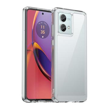 Motorola Moto G84 Anti-Shock Hybridikotelo - Läpinäkyvä