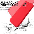 Motorola Moto G84 Nestemäinen Silikoni Suojakuori
