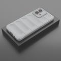 Motorola Moto G84 Rugged Sarja TPU Suojakuori - Vaaleanharmaa