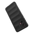 Motorola Moto G84 Rugged Sarja TPU Suojakuori - Vaaleanharmaa