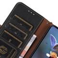 Motorola Moto G84 Lompakkomallinen Nahkakotelo kanssa RFID