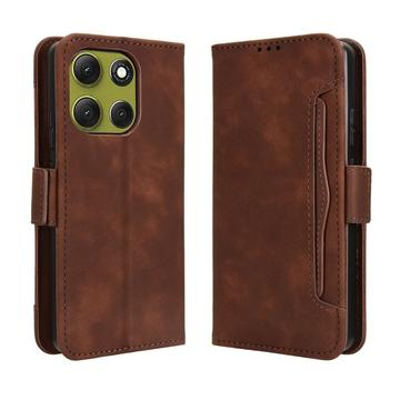 Motorola Moto G86 -kortinhaltijan lompakkokotelo - ruskea